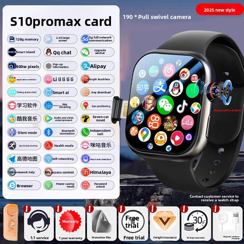 5G Smart Watch with Dual Camera