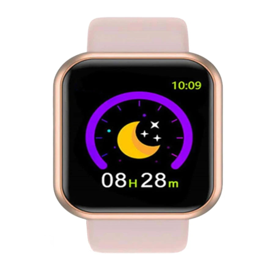 Montre intelligente multifonctionnelle hommes femmes Bluetooth connecté téléphone lecteur de musique Fitness Sport Bracelet moniteur de sommeil D13 Smartwatch