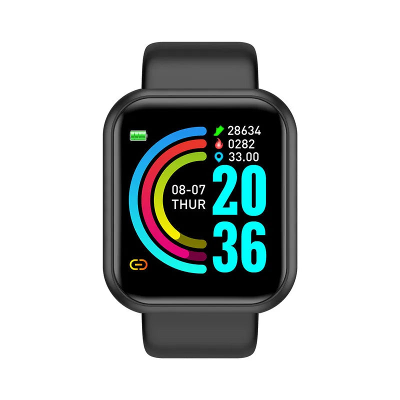 Montre intelligente multifonctionnelle hommes femmes Bluetooth connecté téléphone lecteur de musique Fitness Sport Bracelet moniteur de sommeil D13 Smartwatch