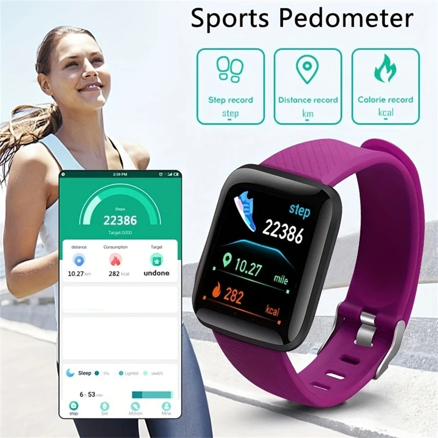 Montre intelligente multifonctionnelle hommes femmes Bluetooth connecté téléphone lecteur de musique Fitness Sport Bracelet moniteur de sommeil D13 Smartwatch