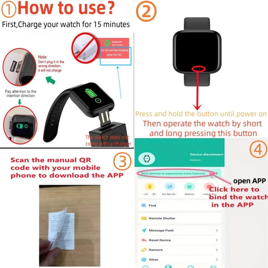 Montre intelligente multifonctionnelle hommes femmes Bluetooth connecté téléphone lecteur de musique Fitness Sport Bracelet moniteur de sommeil D13 Smartwatch