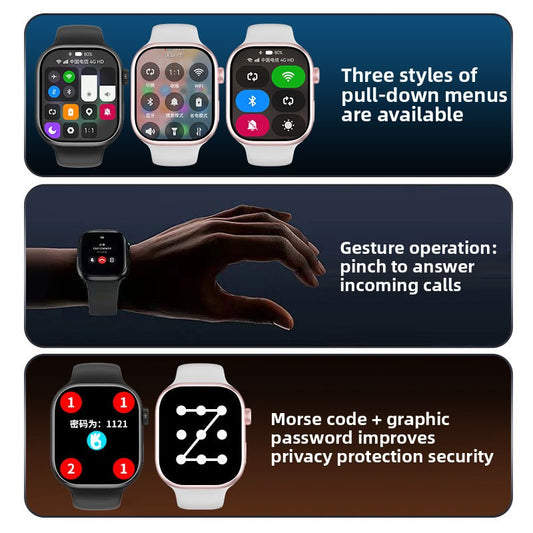 Smart Watch with Rotating Camera and Health Monitoring