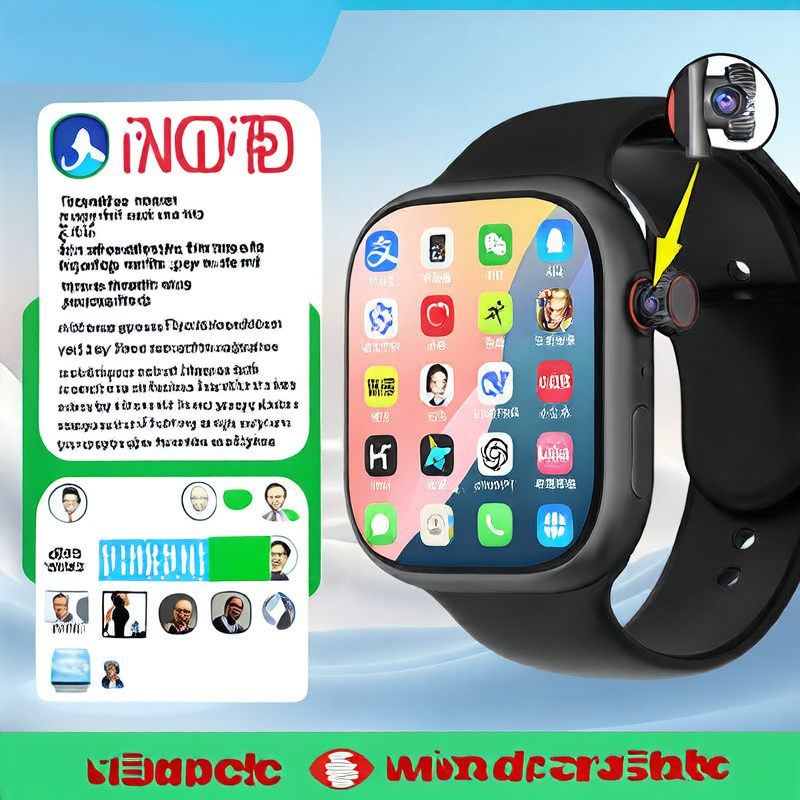 Smart Watch with Rotating Camera and Health Monitoring