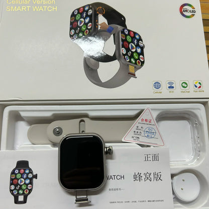 5G Smartwatch Global Version – 2.29″ AMOLED Display | 180° Rotating Camera | SIM, Wi-Fi, GPS, Video Calling