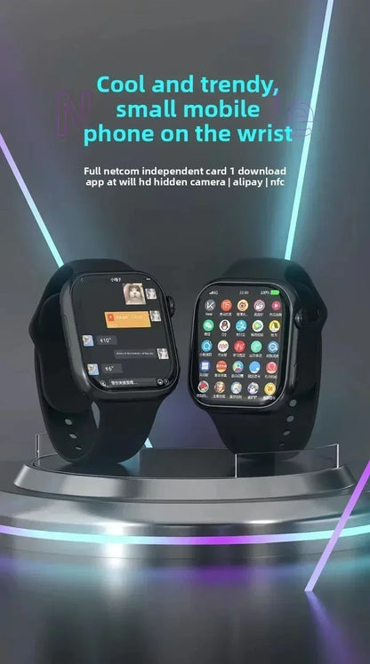 5G Full Network VP09 Smartwatch – 2.06″ Large AMOLED, HD Capmera, GPS, Bluetooth Calls & Voice Assistant