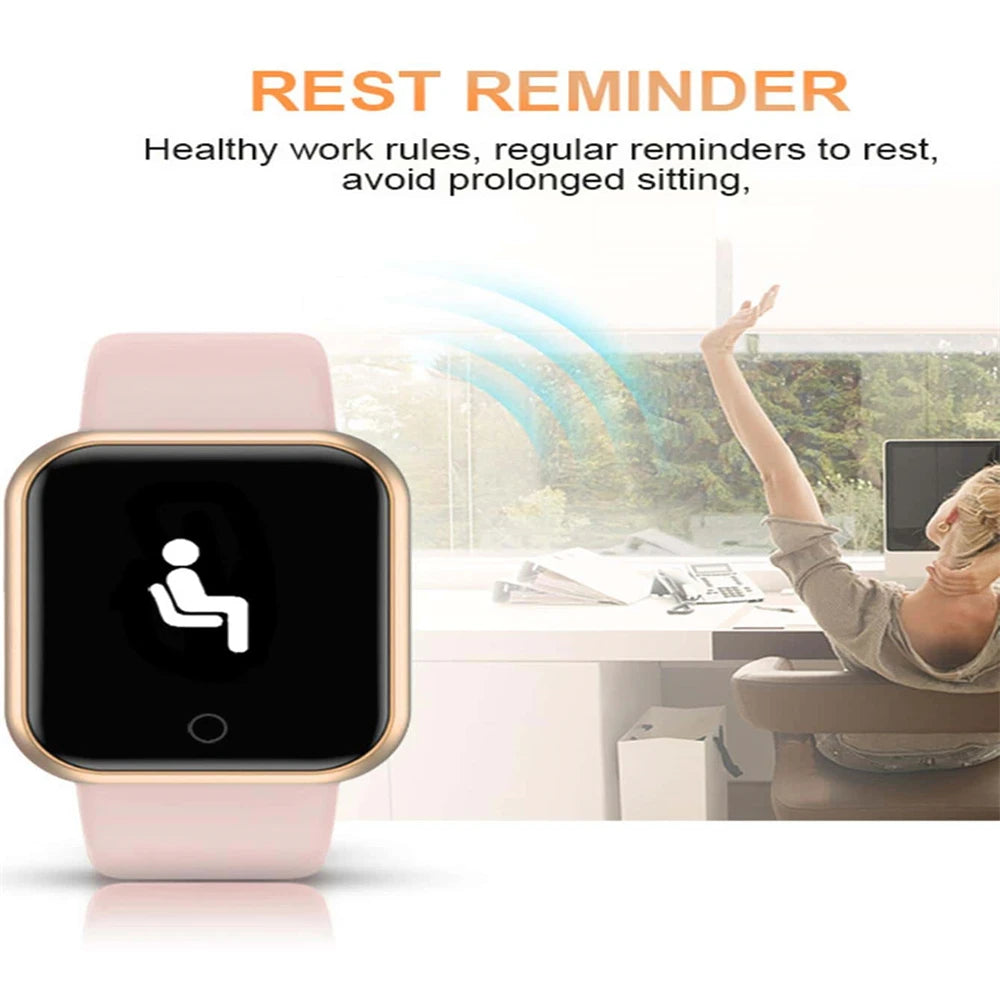 Montre intelligente multifonctionnelle hommes femmes Bluetooth connecté téléphone lecteur de musique Fitness Sport Bracelet moniteur de sommeil D13 Smartwatch