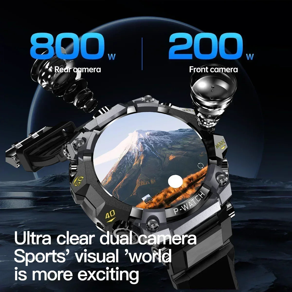 Watch 5G Full Netcom Smartwatch – 1.5″ AMOLED HD, Dual Camera, GPS, 4G/5G, IP68 Waterproof