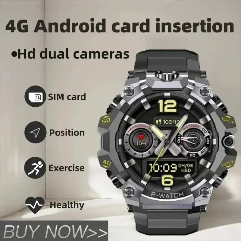 Watch 5G Full Netcom Smartwatch – 1.5″ AMOLED HD, Dual Camera, GPS, 4G/5G, IP68 Waterproof