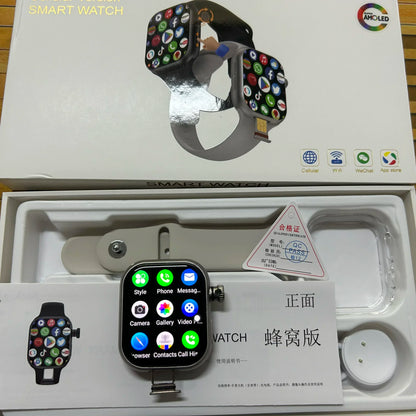 5G Smartwatch Global Version – 2.29″ AMOLED Display | 180° Rotating Camera | SIM, Wi-Fi, GPS, Video Calling