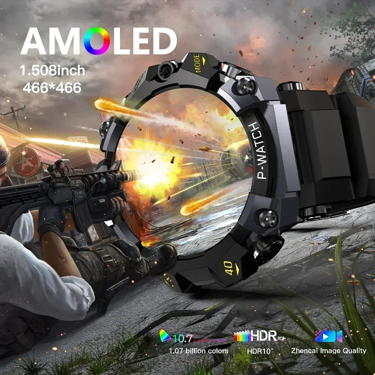 Watch 5G Full Netcom Smartwatch – 1.5″ AMOLED HD, Dual Camera, GPS, 4G/5G, IP68 Waterproof
