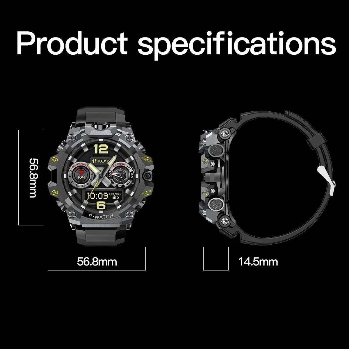 Watch 5G Full Netcom Smartwatch – 1.5″ AMOLED HD, Dual Camera, GPS, 4G/5G, IP68 Waterproof