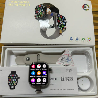 5G Smartwatch Global Version – 2.29″ AMOLED Display | 180° Rotating Camera | SIM, Wi-Fi, GPS, Video Calling