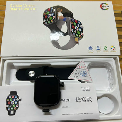 5G Smartwatch Global Version – 2.29″ AMOLED Display | 180° Rotating Camera | SIM, Wi-Fi, GPS, Video Calling