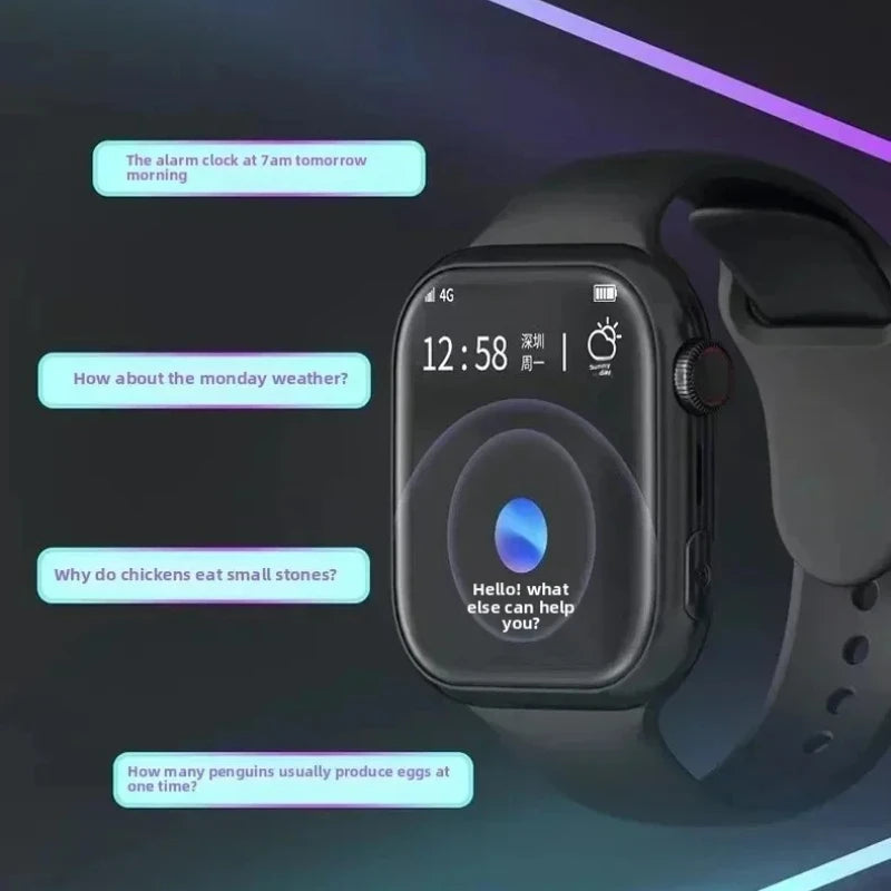 5G Full Network VP09 Smartwatch – 2.06″ Large AMOLED, HD Capmera, GPS, Bluetooth Calls & Voice Assistant