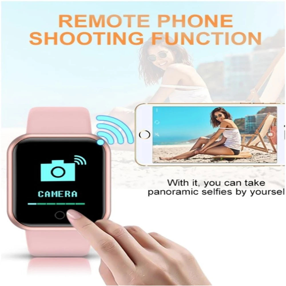 Montre intelligente multifonctionnelle hommes femmes Bluetooth connecté téléphone lecteur de musique Fitness Sport Bracelet moniteur de sommeil D13 Smartwatch