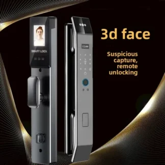 Smart Door Lock with Face Recognition & Fingerprint – Keyless Entry Security System