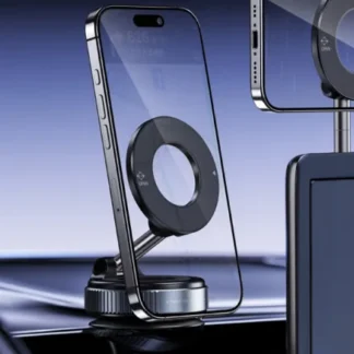 Magnetic Car Phone Holder 360° – Strong Suction Dashboard Mount (Universal)