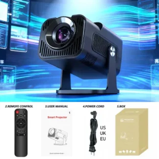 HY320 Mini 1080P Android 14 Gimbal Projector