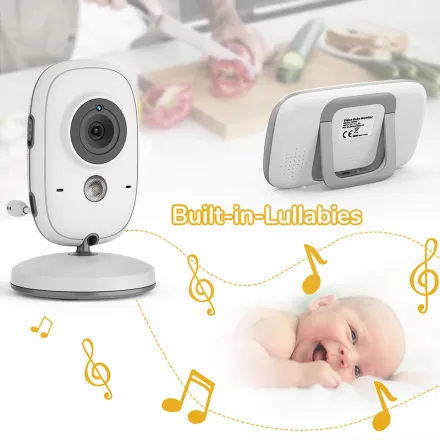 Wireless Baby Monitor with Night Vision – Two-Way Audio Camera - Image 4